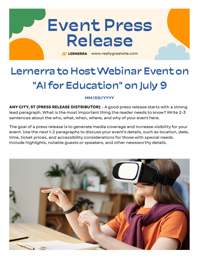 Contoh Press Release | PDF