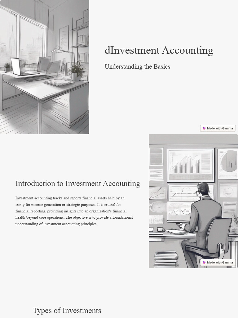 Investment Accounting Basics Explained | PDF | Fair Value | Financial ...