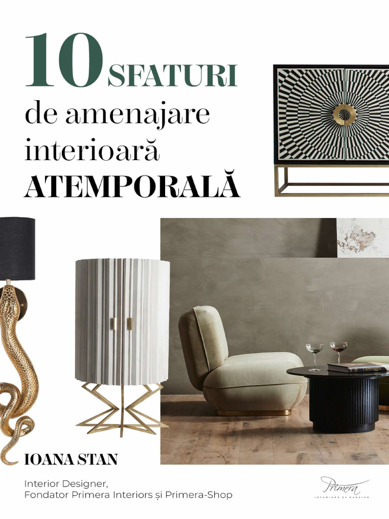 10 Sfaturi de Amenajare Interioara Atemporala | PDF