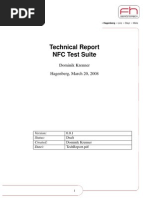 Technical Report NFC Test Suite: Dominik Krenner Hagenberg, March 20, 2008