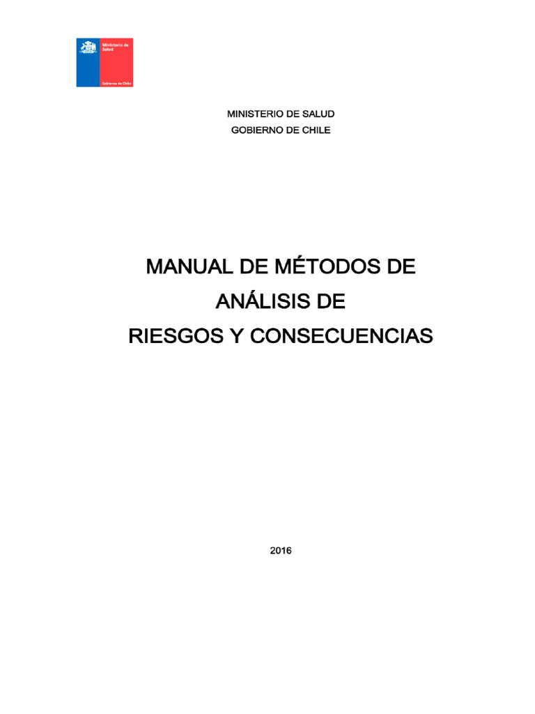 Manual Análisis De Riesgo Y Consecuencias 2016 Pdf