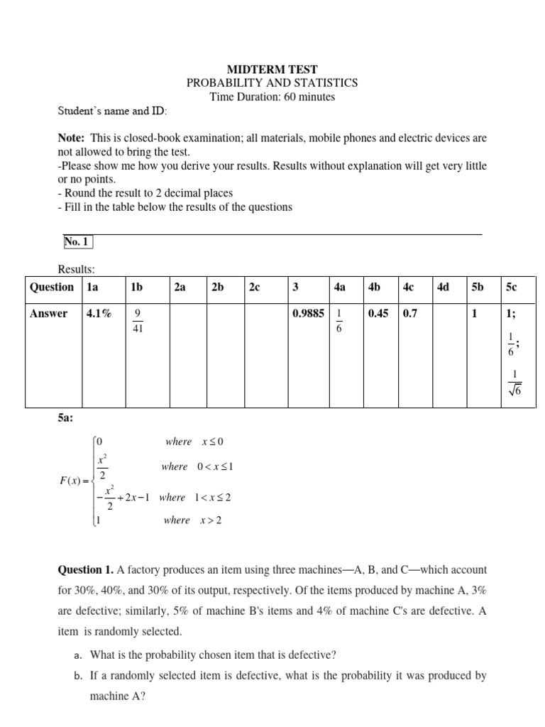 Toah201 10key pdf probability density function variance