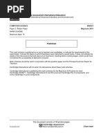 9618/22 Computer Science Mark Scheme | PDF | Control Flow | Parameter ...