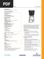 Tescom Regulator 44-1100 Series | PDF