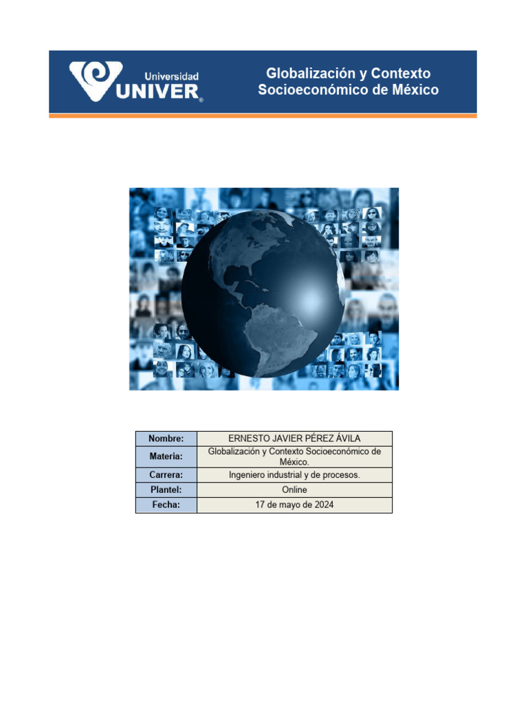 Globalización y su Impacto en México | PDF | Globalización | Fondo ...