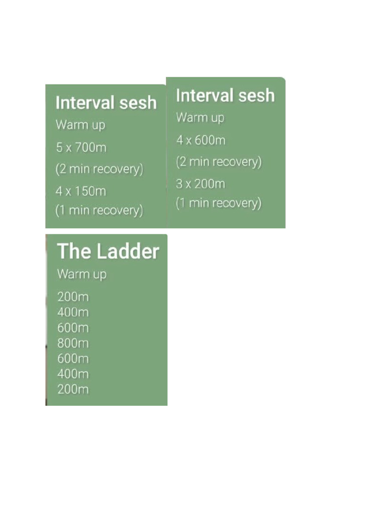 Running Intervals Pdf
