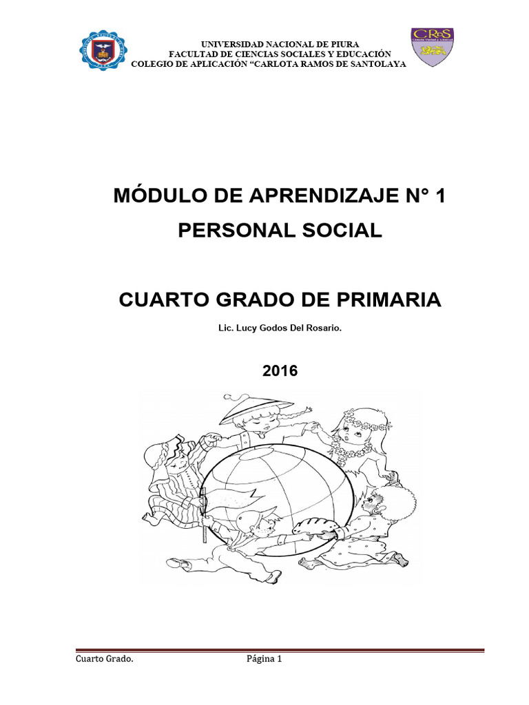 Modulo 1 Personal Social | PDF | Higiene