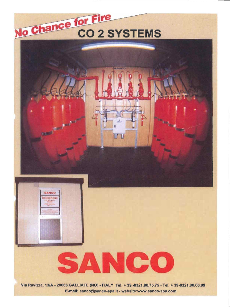 Sanco Co2 System | PDF | Carbon Dioxide | Nitrogen
