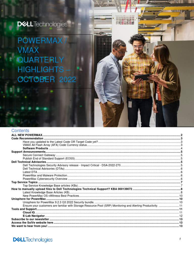 PowerMax Storage Newsletter - Oct 2022 | PDF | Computer Security | Security