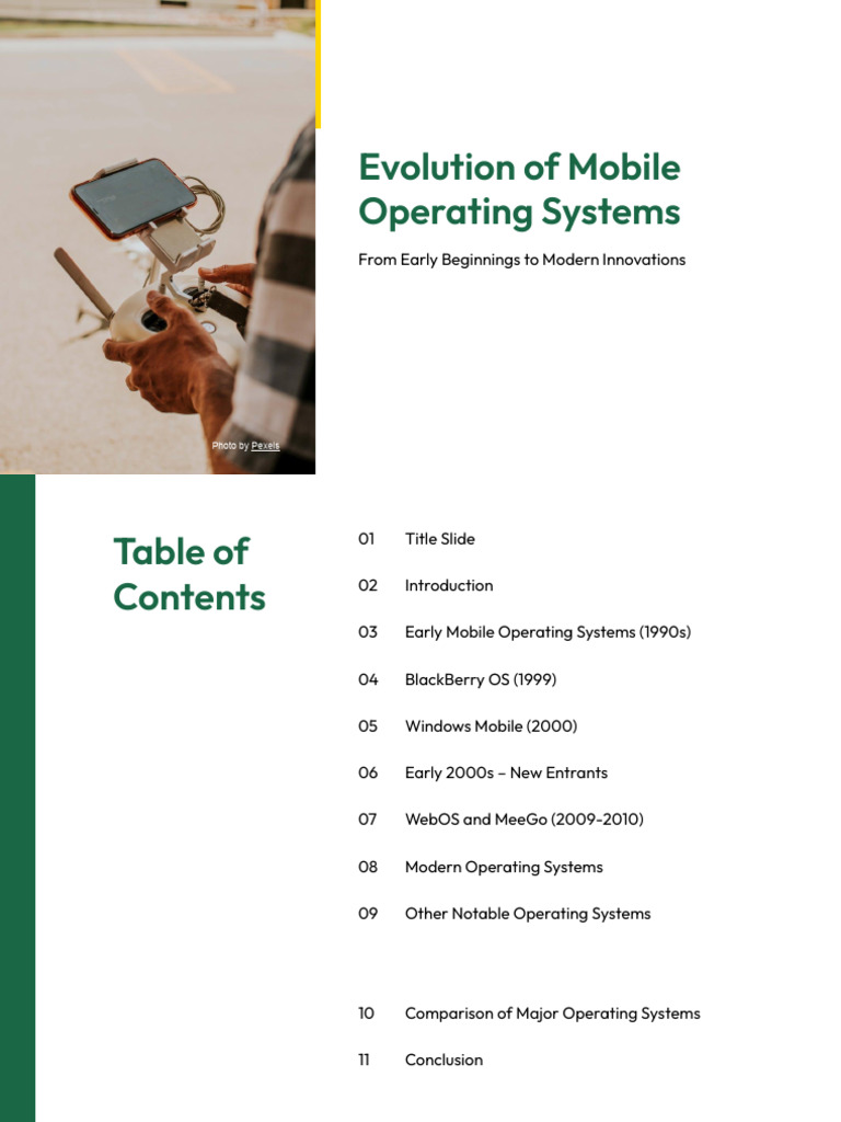 Different Types of Mobile OS | PDF | Android (Operating System ...
