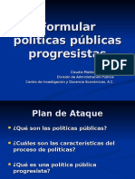 Políticas Progresistas FES 2011