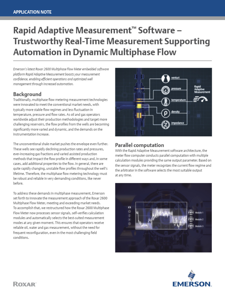 Rapid Adaptive Measurement Software - Trustworthy Real Time Measurement ...