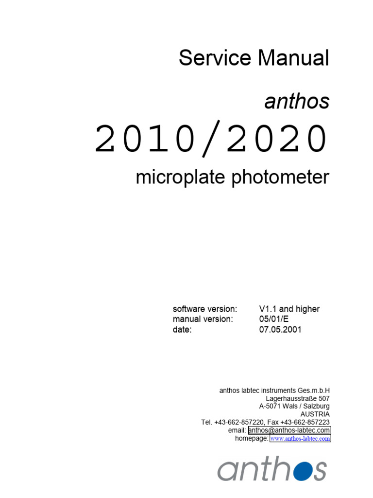 2010 Servicemanual 0501 | PDF | Disinfectant | Electrostatic Discharge