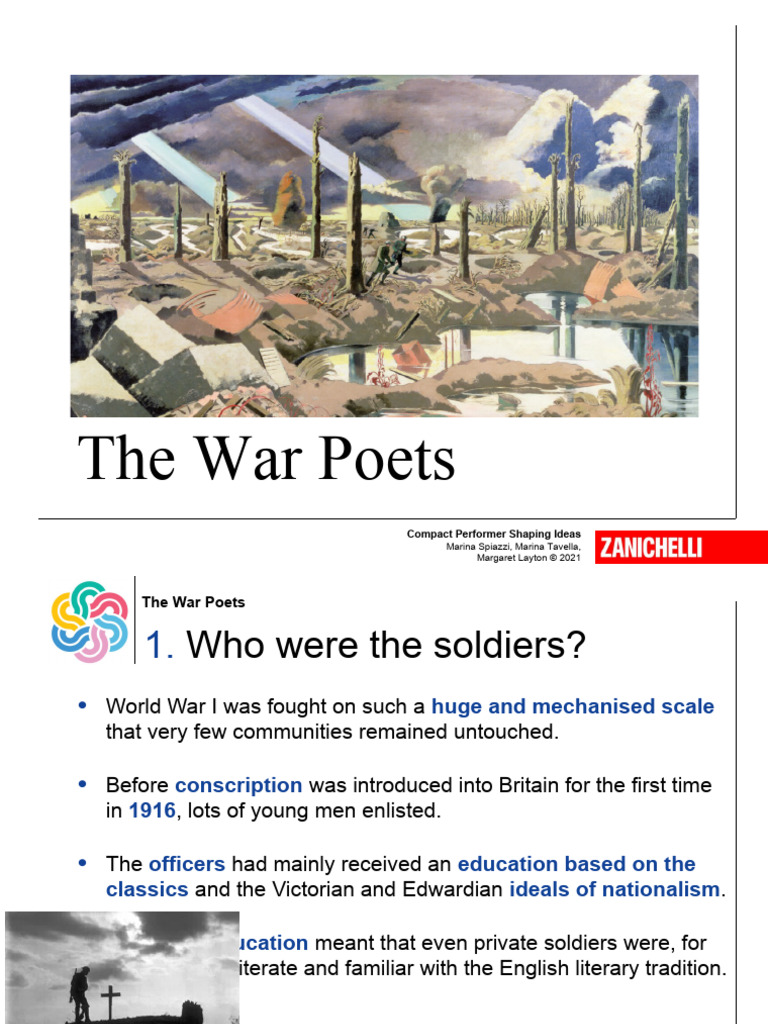 The War Poets Pdf Military