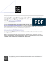 2001 - Brady & Cronin - Some New Thoughts On Conceptuallizing Perceived Service Quality, A Hiierarchical Approach