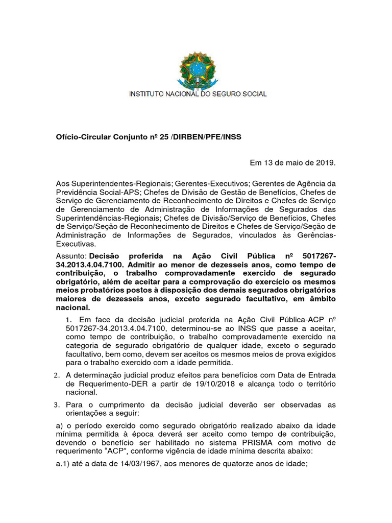 Ofício-Circular Conjunto 25 | PDF | Finanças e Administração de Capital ...