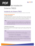Instalación y Configuración del Sistema TRESS | PDF | Archivo de ...