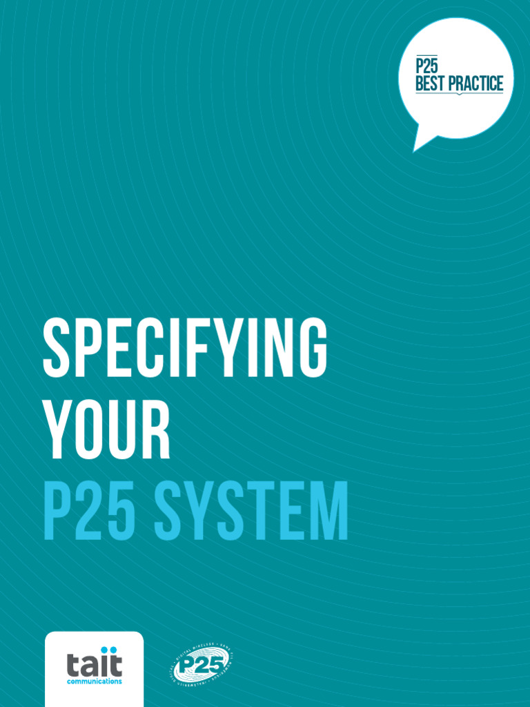 Best Practices for Specifying P25 Systems | PDF | Duplex ...