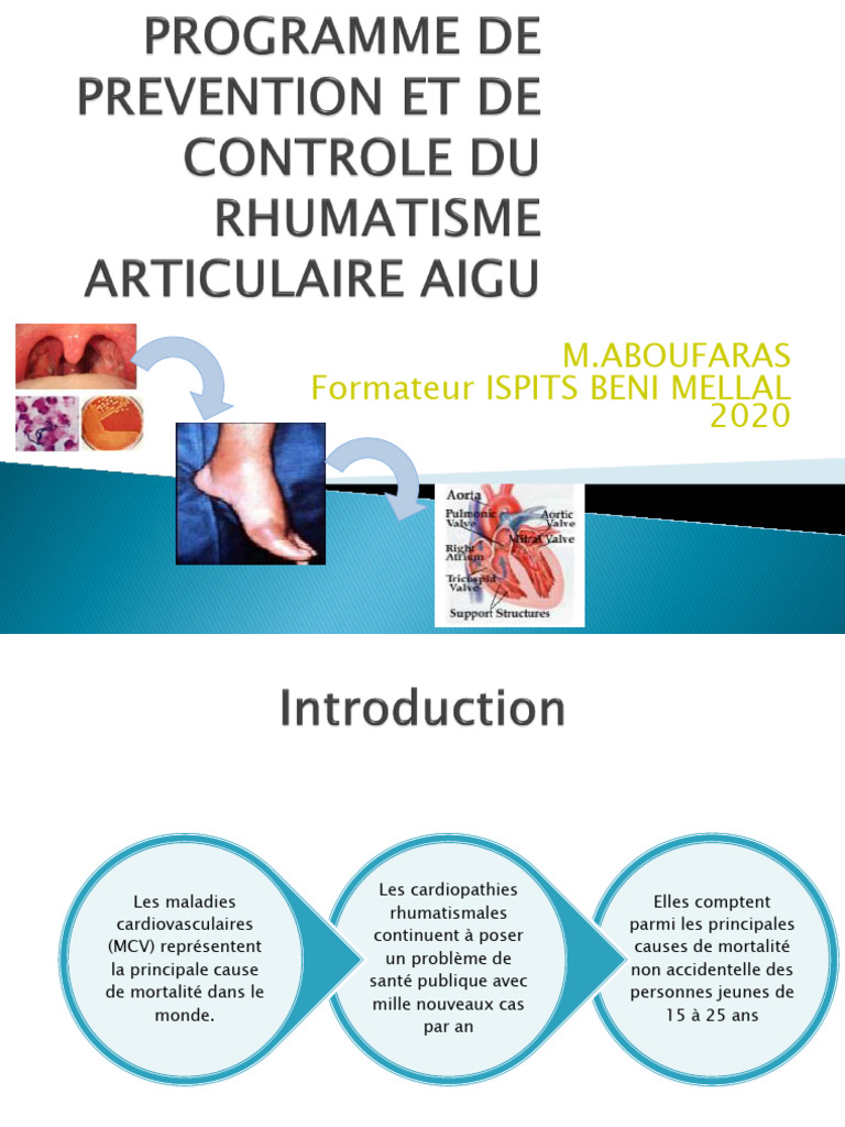 Rhumatisme Articulaire Aigu : Diagnostic et Traitement | PDF ...