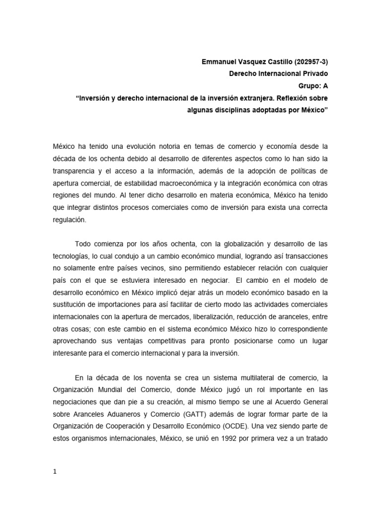 Analisis 3 | PDF | Tratado de Libre Comercio Norteamericano | Comercio
