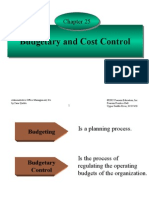 Budgetary and Cost Control