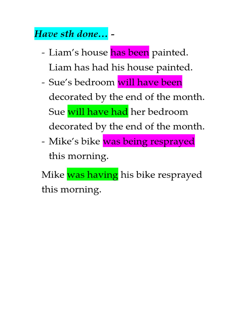 Having Something Done | PDF