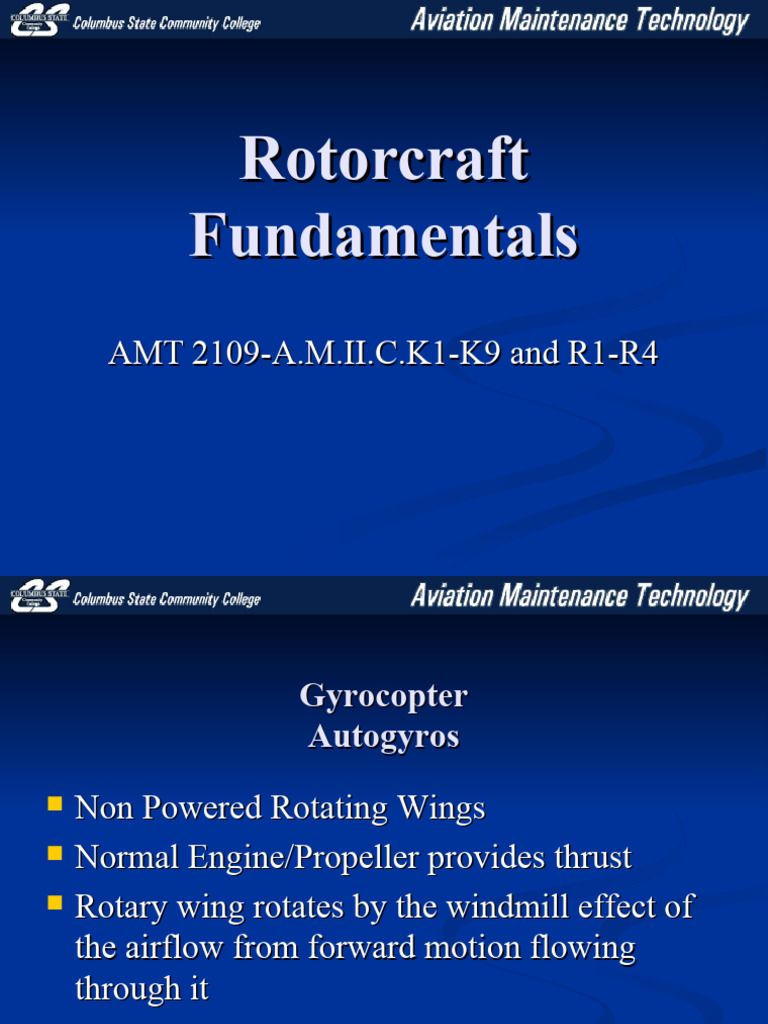 Rotorcraft Fundamentals | PDF | Helicopter Rotor | Helicopter