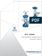 GYL-20200 Top Guided Single Seat Control Valve