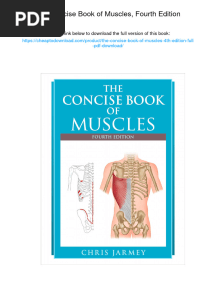 The Concise Book of Muscles, Fourth Edition. ISBN 1623173388, 978-1623173388