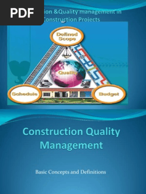 Construction Quality Management
