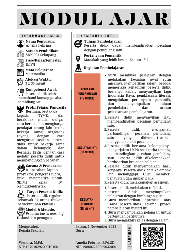 Modul Ajar MTK Bab 3 Kelas Iv | PDF | Karier & Perkembangan