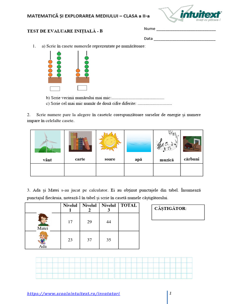 02 Test Evaluare Initiala MEM Var BCCC | PDF