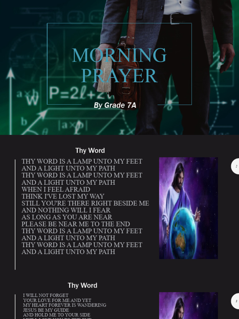 Morning Prayer Pdf Christian Worship And Liturgy Religious Belief