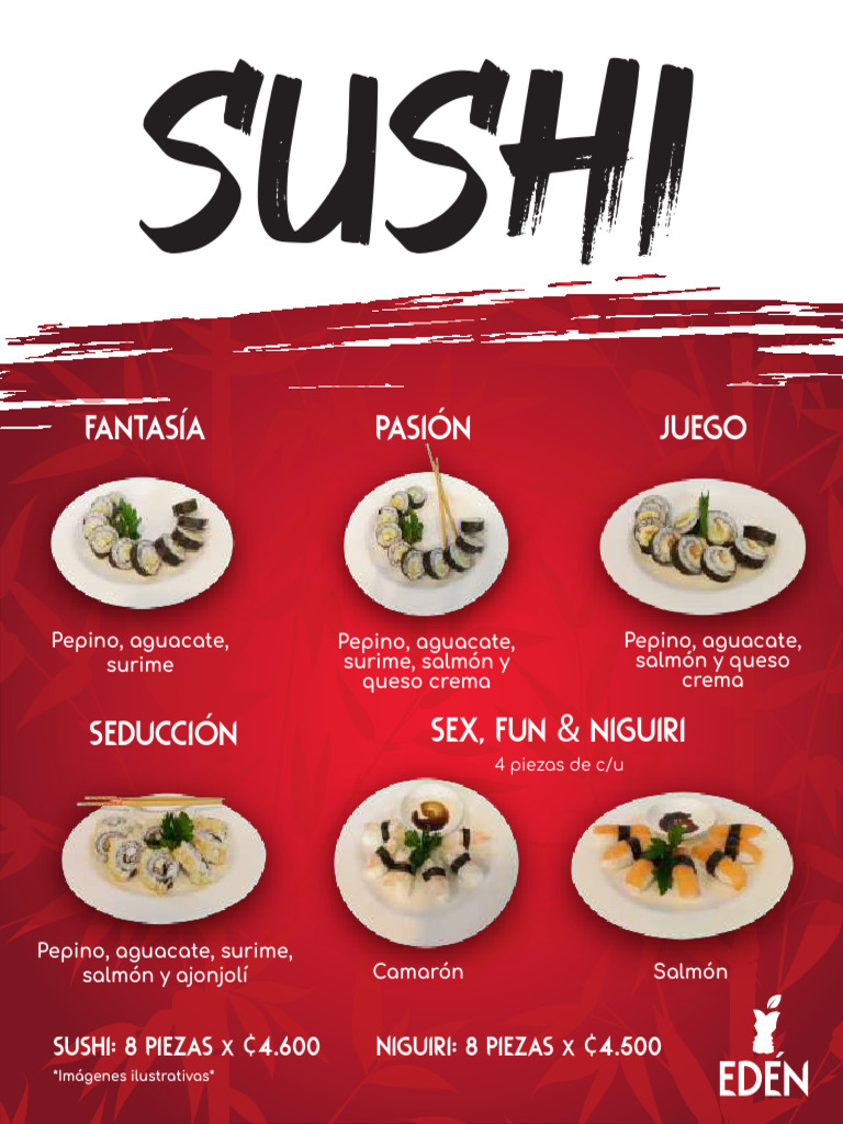Menu Eden 2024 | PDF | Alimentos | Cocina