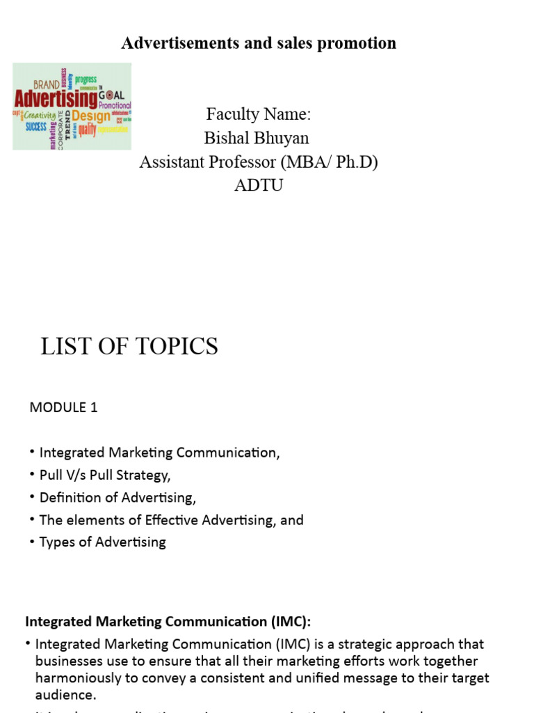 Module 1 asp pdf advertising marketing communications