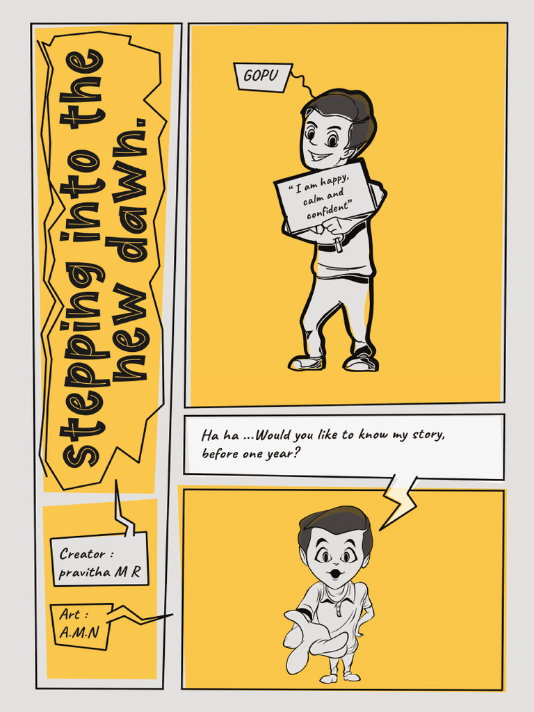 Comic On Anxiety Final 1 | PDF
