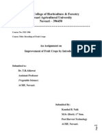 Improvement of Fruit Crops by Introduction