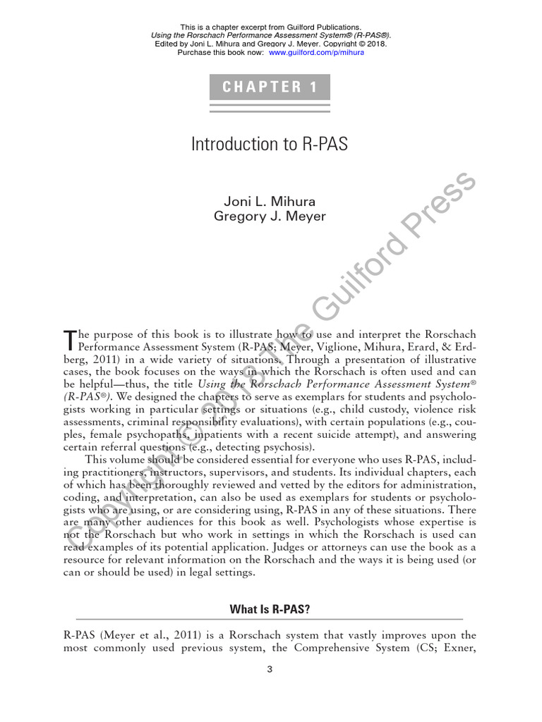Rorschach Explicacion1 Pdf Thought Behavioural Sciences