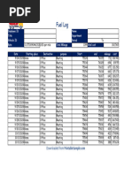 Vehicle Log Book Template Download | PDF
