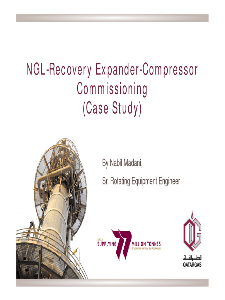 NGL-Recovery Expander-Compressor Commissioning | PDF | Gases | Gas ...