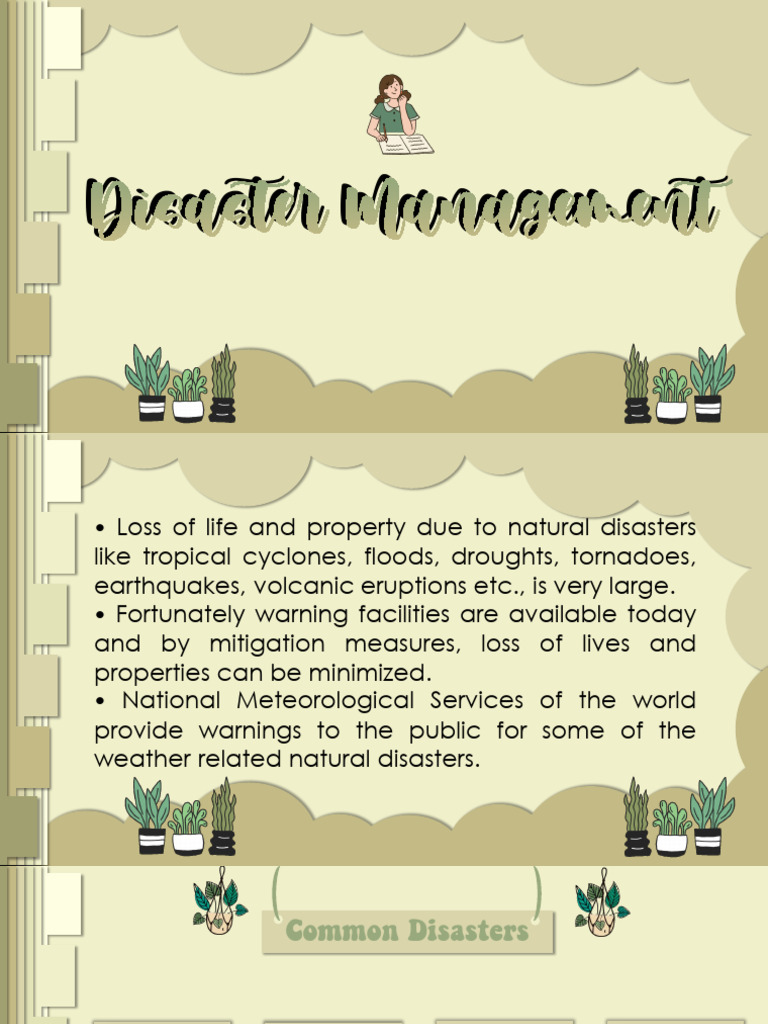 Disaster Management Pdf Earthquakes Flood