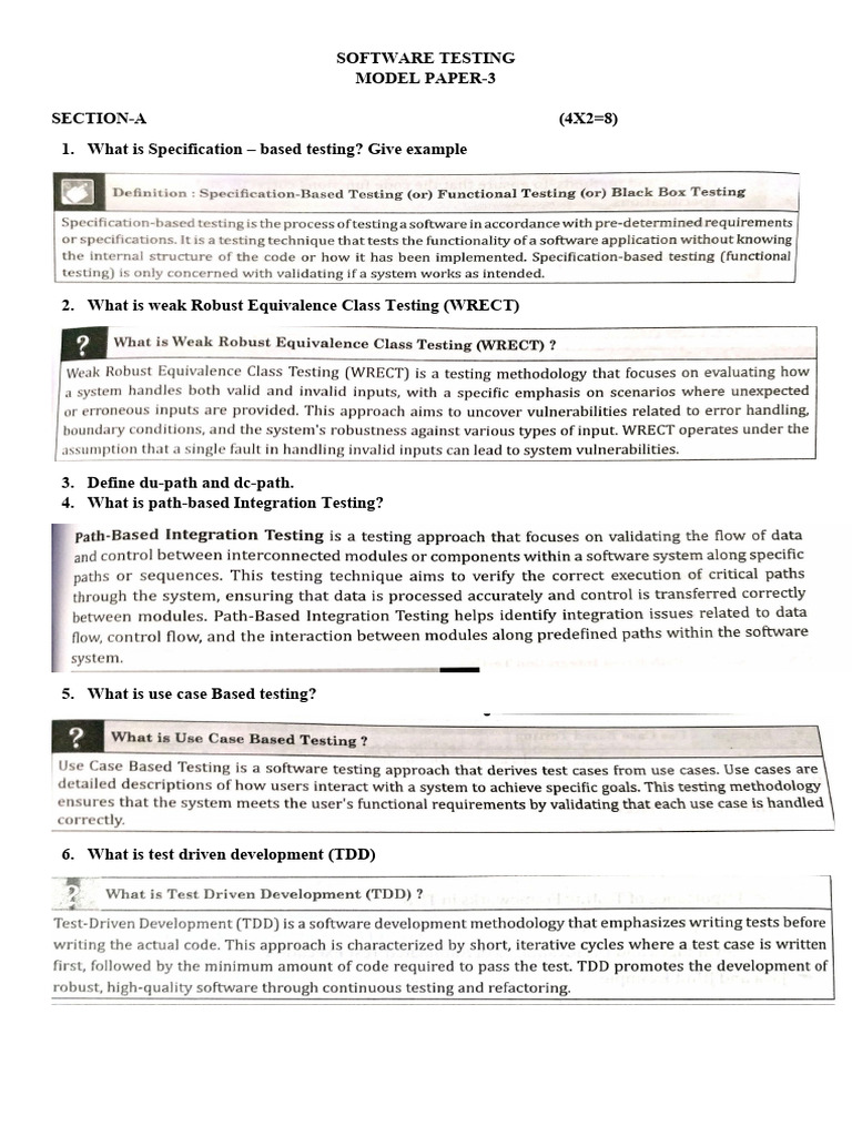Comprehensive Software Testing Guide | PDF | Class (Computer ...