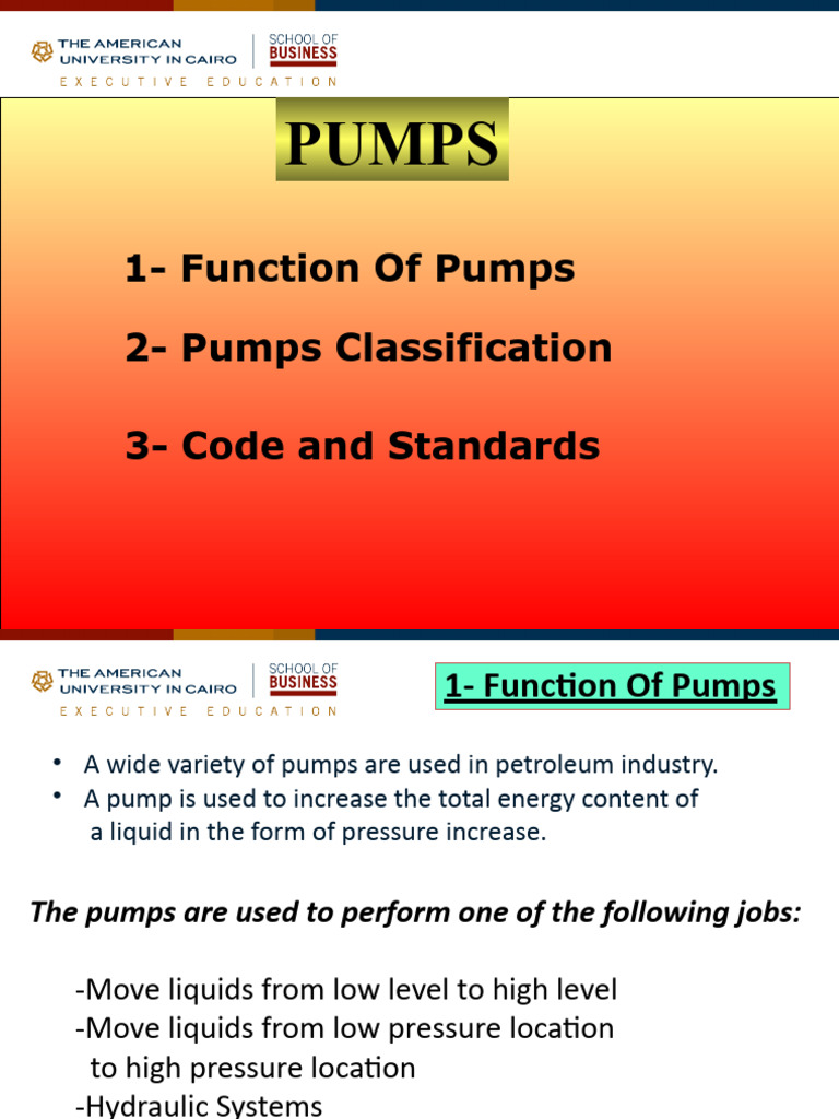 B Oil and Gas Terminologies Presentation - Pumps | PDF | Pump ...