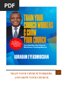 Train Your Church Workers, and Grow Your Church (Book New 1)