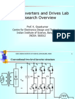 Power Converters and Drives Lab - A Research Overview