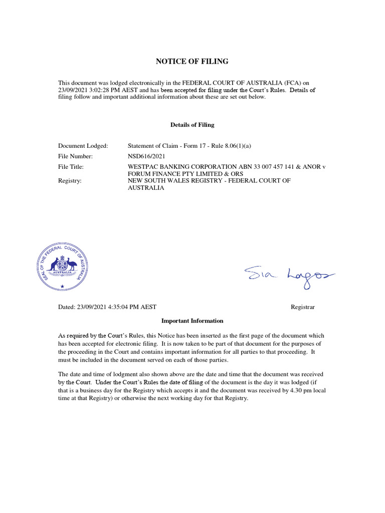 1-16-westpacs-further-amended-statement-of-claim-dated-23-september