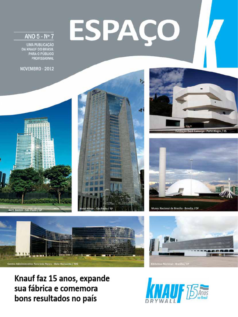 Espaço K - 7º Edição | PDF | Drywall | Qualidade (negócios)