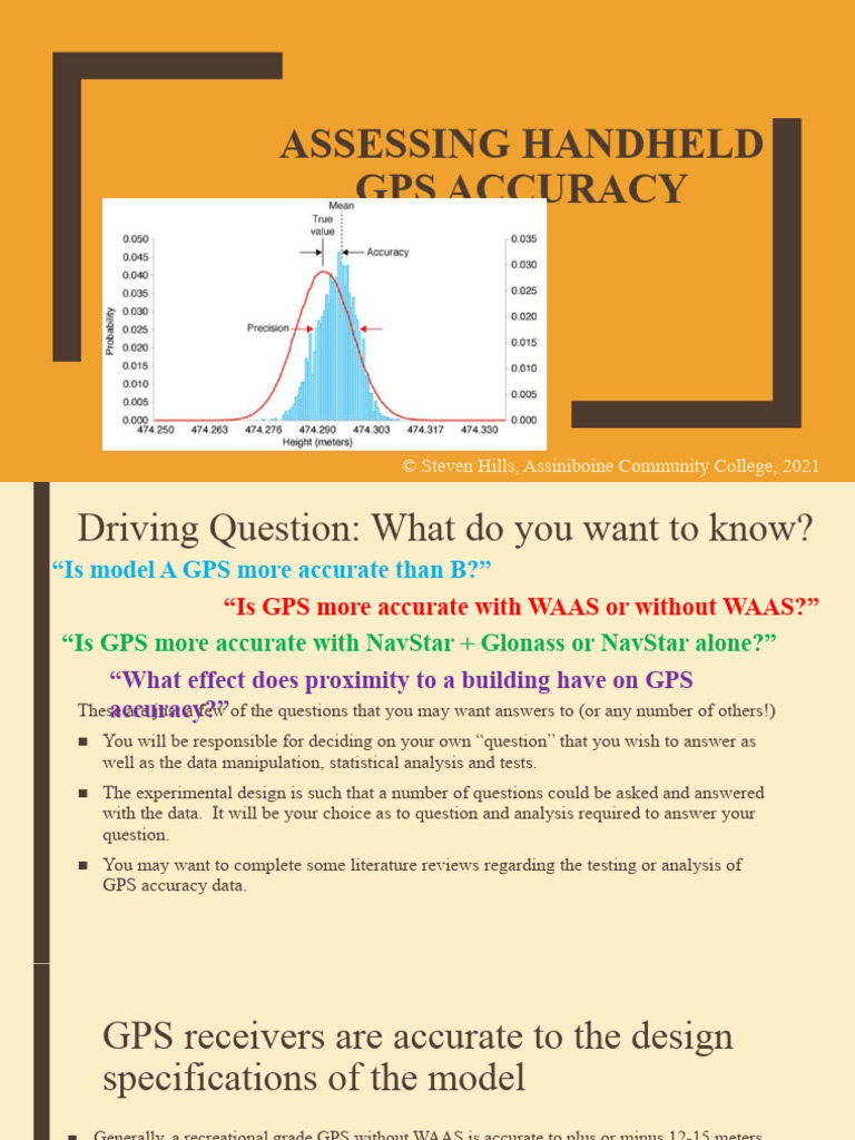Handheld GPS Accuracy Assessment | PDF | Global Positioning System ...