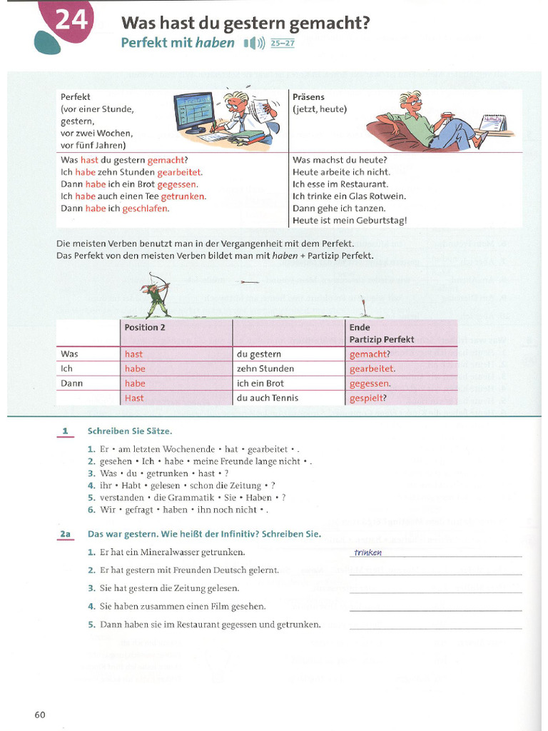 Präteritum - Haben, Sein | PDF
