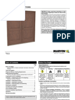 Marvin Entry Door: Installation Instructions